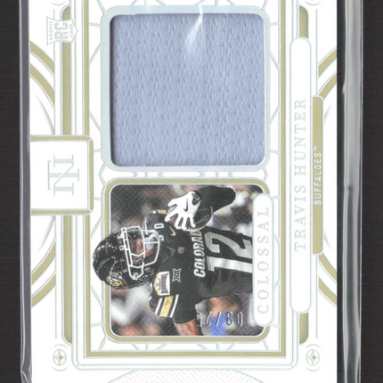 2025 National Treasures Collegiate Colossal Travis Hunter #CM-THR /25 Patch