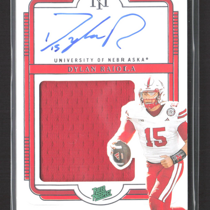 2025 Panini National Treasures Collegiate Dylan Raiola #134 69/99 Patch Auto