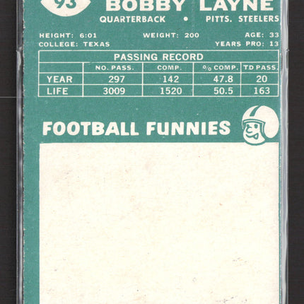 1960 Topps Bobby Layne #93