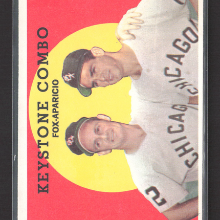 1960 Topps Luis Aparicio Nellie Fox #408