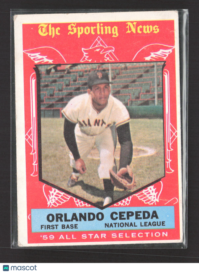 1959 Topps Bazooka Orlando Cepeda #553