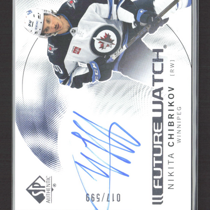 2025 Upper Deck SP Authentic Future Watch Nikita Chibrikov #150 Auto
