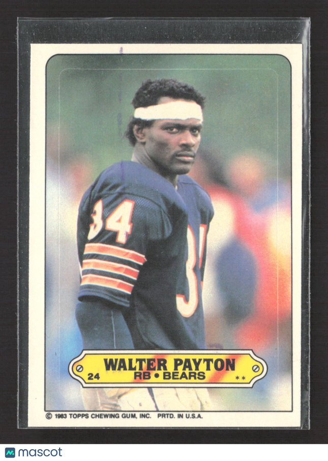 1983 Topps Walter Payton #36
