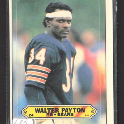 1983 Topps Walter Payton #36