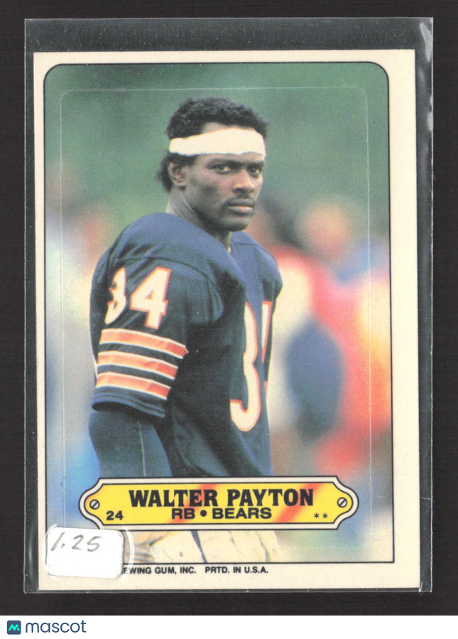 1983 Topps Walter Payton #36
