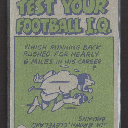 1972 Topps Pro Action John Unitas #251