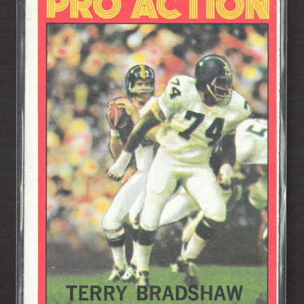 1972 Topps Pro Action Terry Bradshaw #120