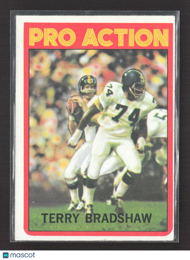 1972 Topps Pro Action Terry Bradshaw #120