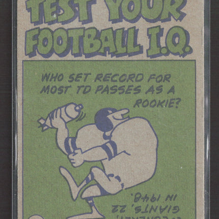 1972 Topps Pro Action Terry Bradshaw #120