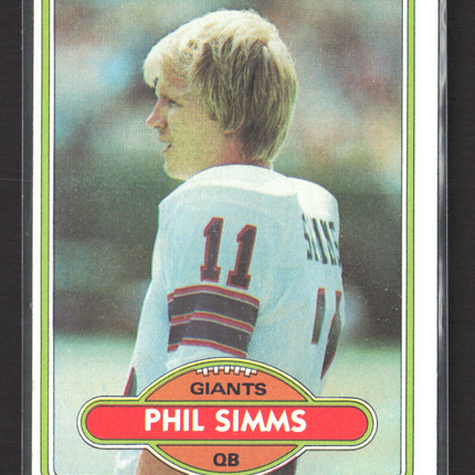 1980 Topps Phil Simms #225