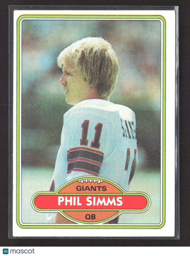 1980 Topps Phil Simms #225