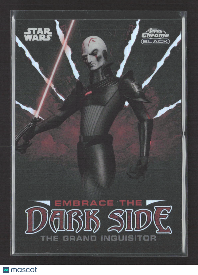 2023 Topps Chrome Black Star Wars Embrace the Dark Side #ED-8