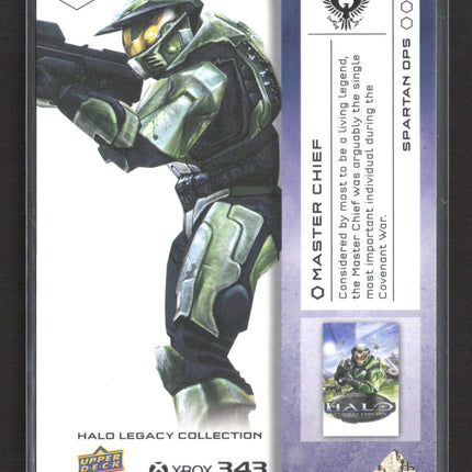 2024 Upper Deck Halo Legacy Collection #1 Master Chief