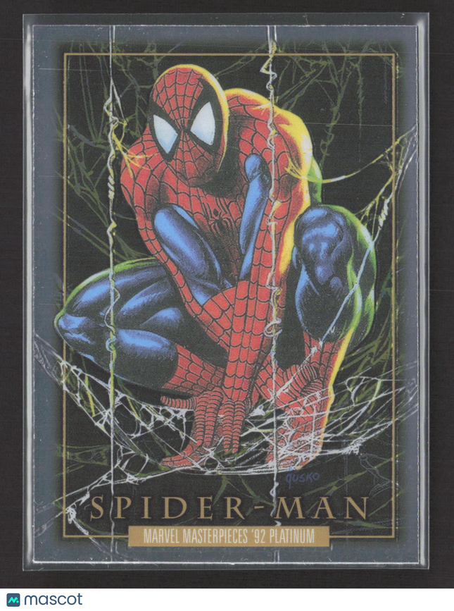 2024 Upper Deck Marvel Masterpieces '92 Platinum Spider Man #87