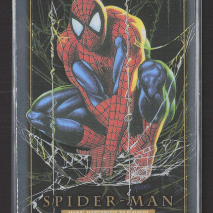 2024 Upper Deck Marvel Masterpieces '92 Platinum Spider Man #87
