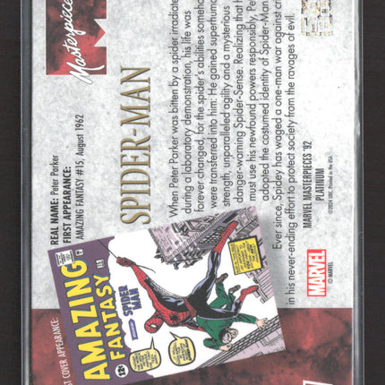 2004 SkyBox Marvel Masterpieces '92 Platinum Edition Spider Man #87