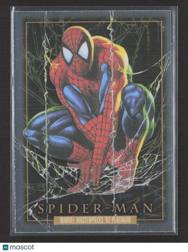 2024 SkyBox Marvel Masterpieces '92 Platinum Spider Man #87