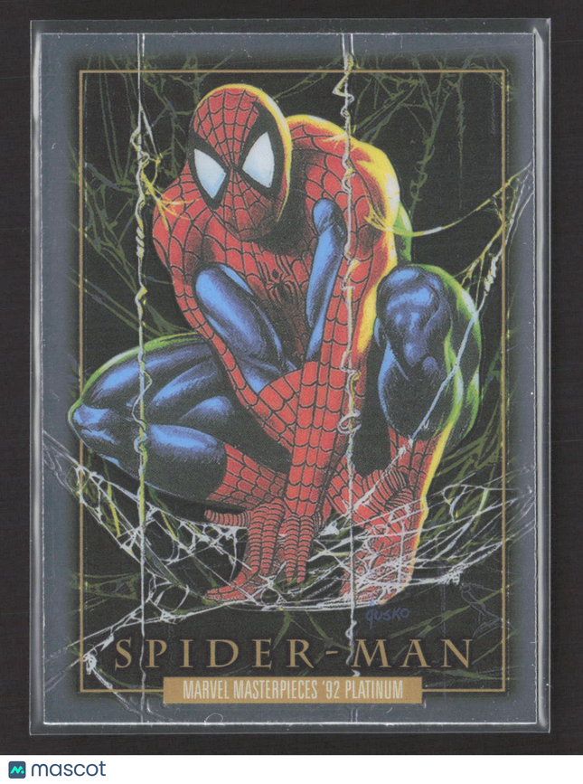 2024 Upper Deck Marvel Masterpieces '92 Platinum Spider Man #87