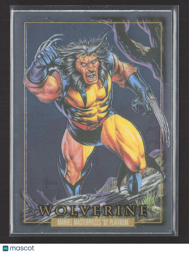 2024 Upper Deck Marvel Masterpieces '92 Platinum Wolverine #94