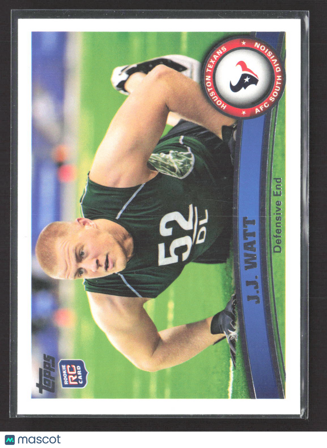2011 Topps J.J. Watt #331 RC