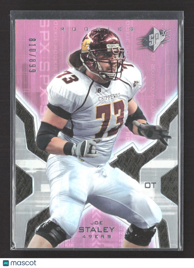 2007 Upper Deck SPx Joe Staley #108 810/899