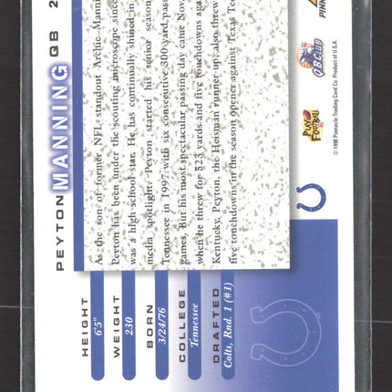1998 Score Peyton Manning #233