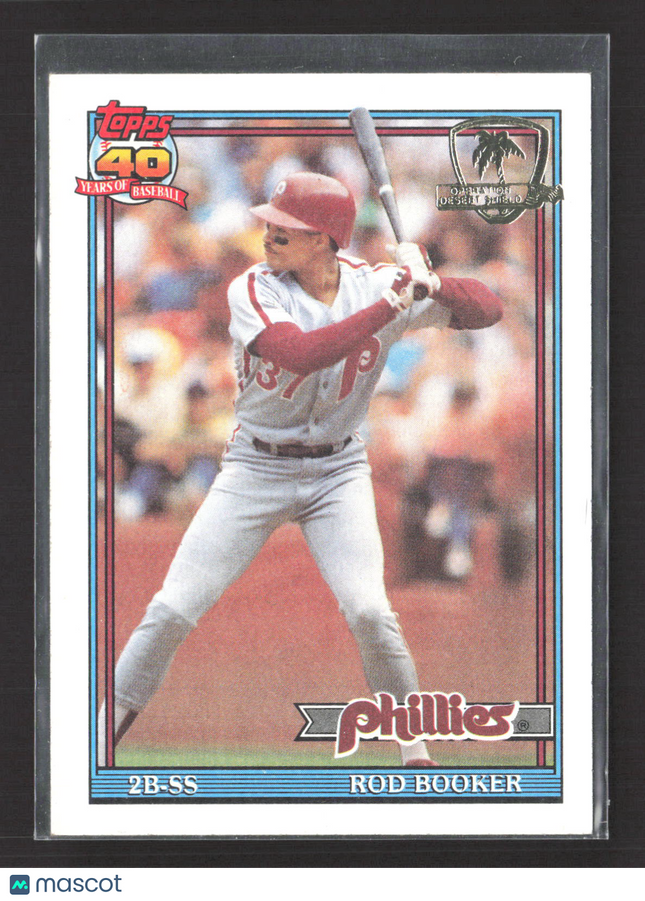 1991 Topps Rod Booker #186 Desert Shield