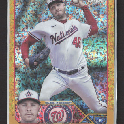 2023 Topps Chrome Update Series Patrick Corbin #USC70 Gold Speckle 47/50