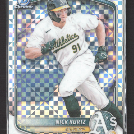 2025 Bowman Chrome Nick Kurtz #BCP-114 Xfractor