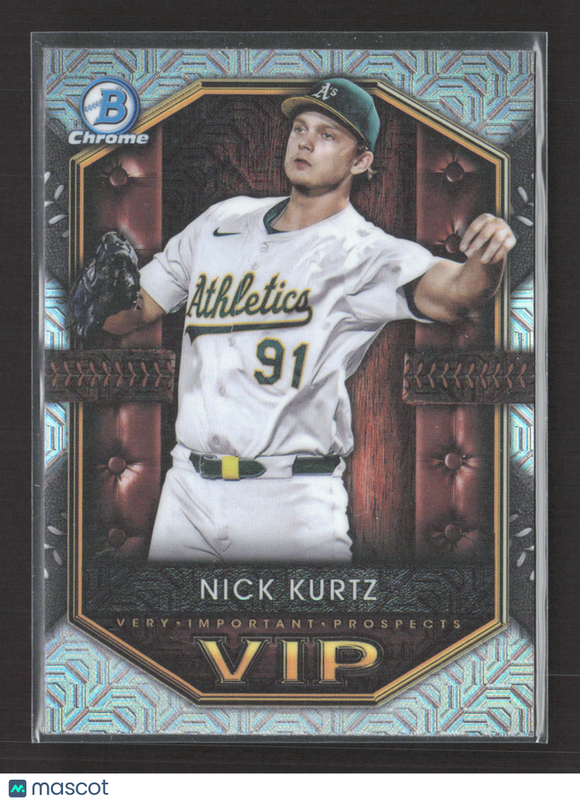 2025 Bowman Chrome Very Important Prospects VIP Nick Kurtz #VIP-2 Mojo Refractor
