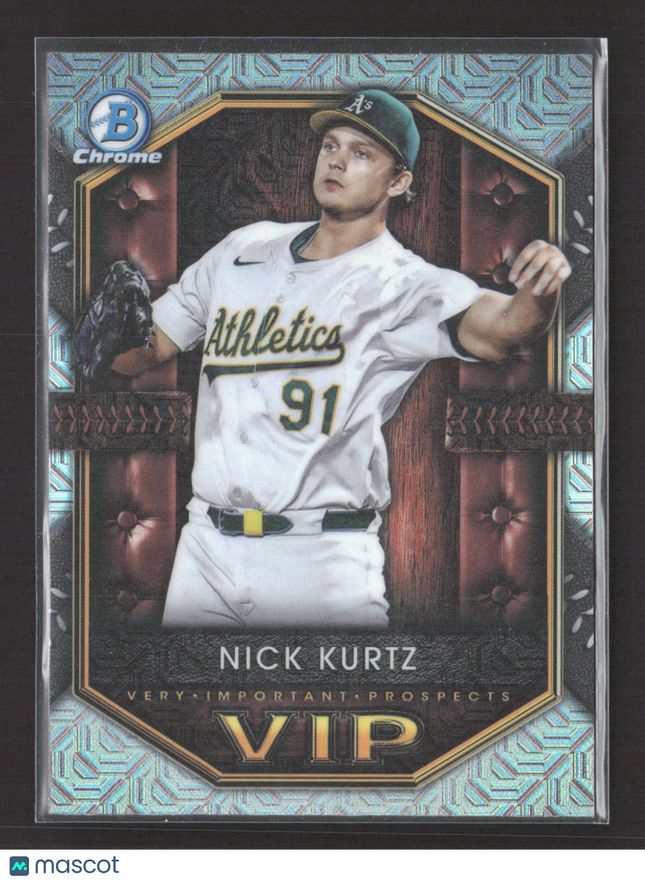 2025 Bowman Chrome Very Important Prospects VIP Nick Kurtz #VIP-2 Mojo Refractor