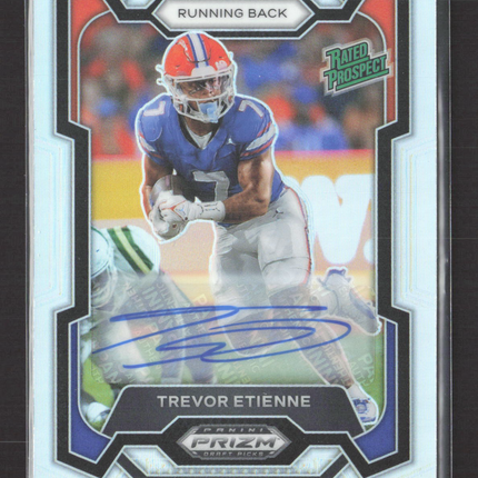 2024 Panini Prizm Draft Picks Trevor Etienne #196 Auto