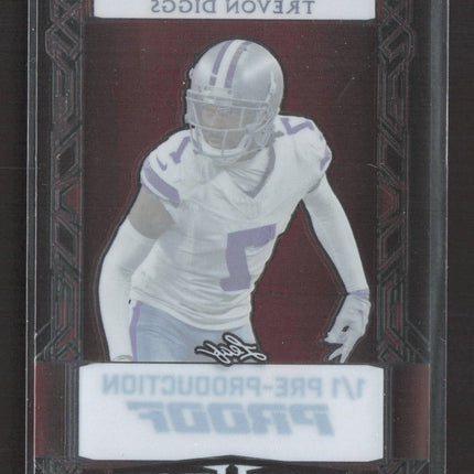 2022 Leaf Sports Heroes Trevon Diggs Pre-Production Proof 1/1