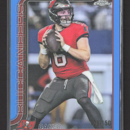 2025 Topps Chrome Baker Mayfield #281 Blue 126/150