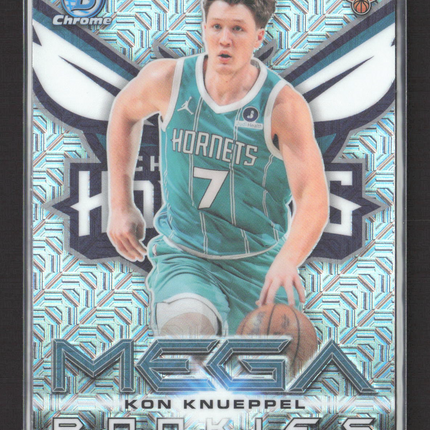 2025 Bowman Chrome Mega Rookies Kon Knueppel #MR-4 Box Mojo Refractor RC