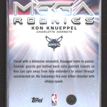 2025 Bowman Chrome Mega Rookies Kon Knueppel #MR-4 Box Mojo Refractor RC