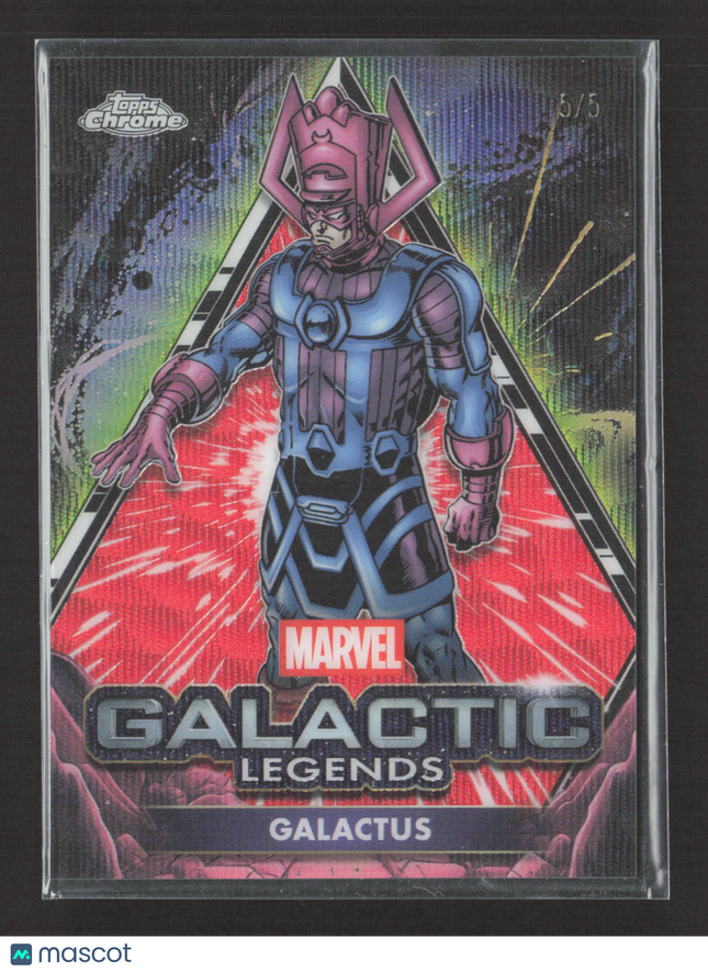 2025 Topps Chrome Marvel Galactic Legends 5/5 #GL-2 Galactus Red Wave