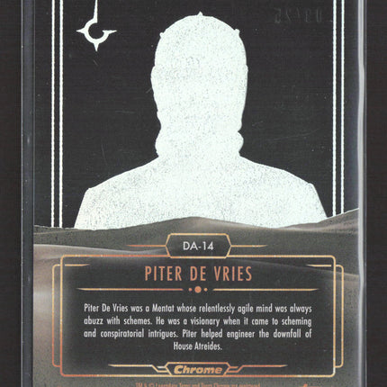 2024 Topps Chrome Dune 09/25 #DA-14 Piter De Vries Acetate Orange