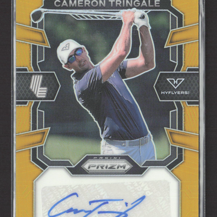 2024 Panini Prizm LIV Golf Cameron Tringale #SIG-CTR Gold 10/10 Auto