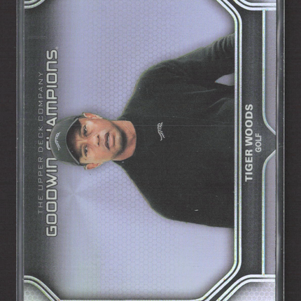 2024 Upper Deck Goodwin Champions Tiger Woods #P92 Rainbow