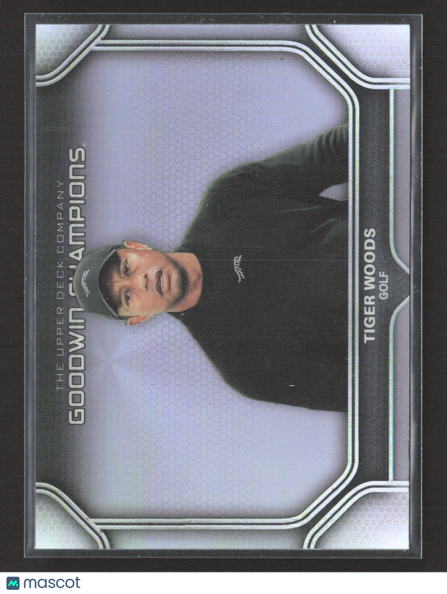 2024 Upper Deck Goodwin Champions Tiger Woods #P92 Rainbow