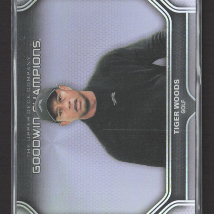 2024 Upper Deck Goodwin Champions Tiger Woods #P92 Rainbow