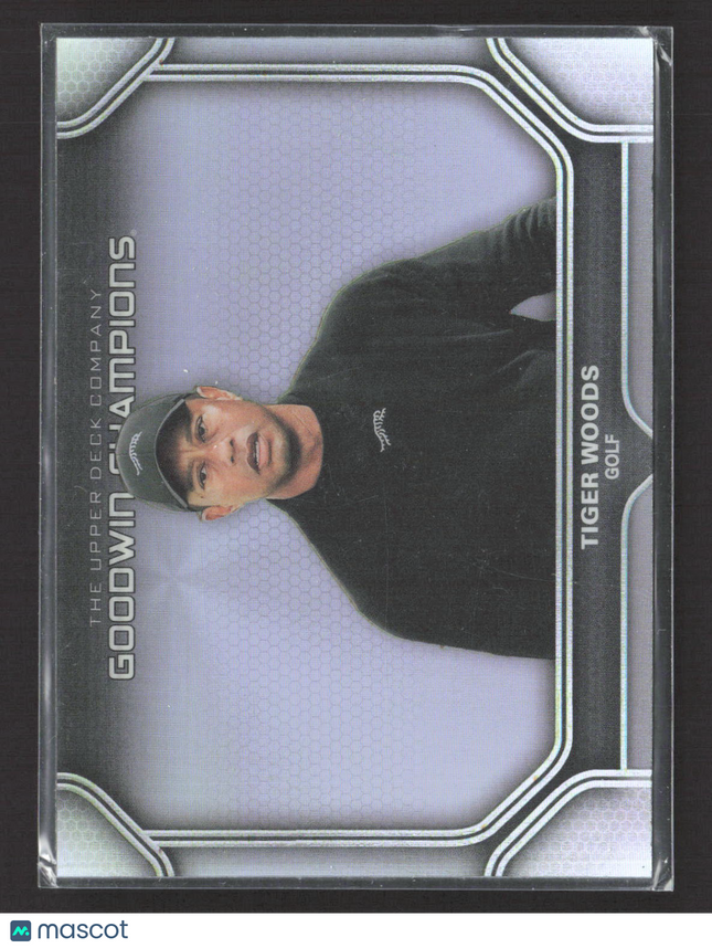 2024 Upper Deck Goodwin Champions Tiger Woods #P92 Rainbow Foil