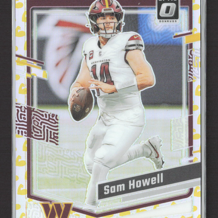 2023 Panini Donruss Optic Sam Howell #198 Flex Prizm 108/149