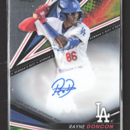 2022 Bowman's Best Rayne Doncon #B22-RD Auto