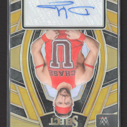 2024 Panini Select WWE Prizm Duke Hudson #SL-DHS Gold /10 Auto