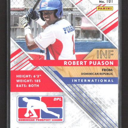 2019 Panini Elite Extra Edition Robert Puason #101 Auto