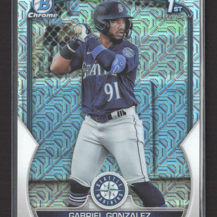 2023 Bowman Chrome Mojo Refractor Gabriel Gonzalez #BCP-133 1st Bowman