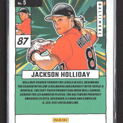 2024 Donruss Diamond Marvels Jackson Holliday #5
