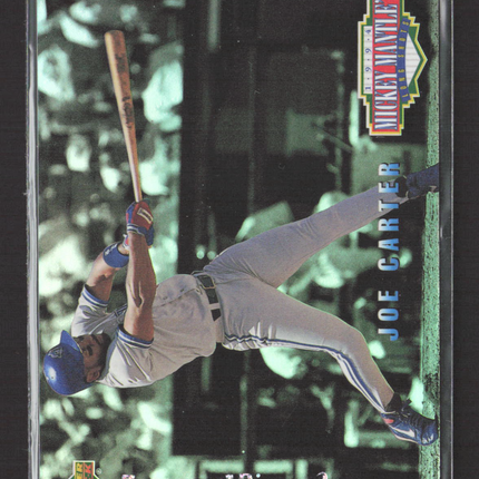 1994 Upper Deck Mickey Mantle's Long Shots Joe Carter #MM5